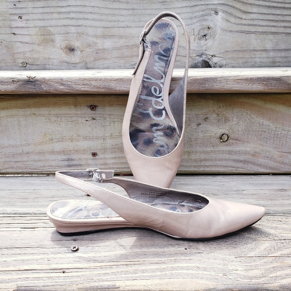 Fair Sam Edelman Nude Slingbacks